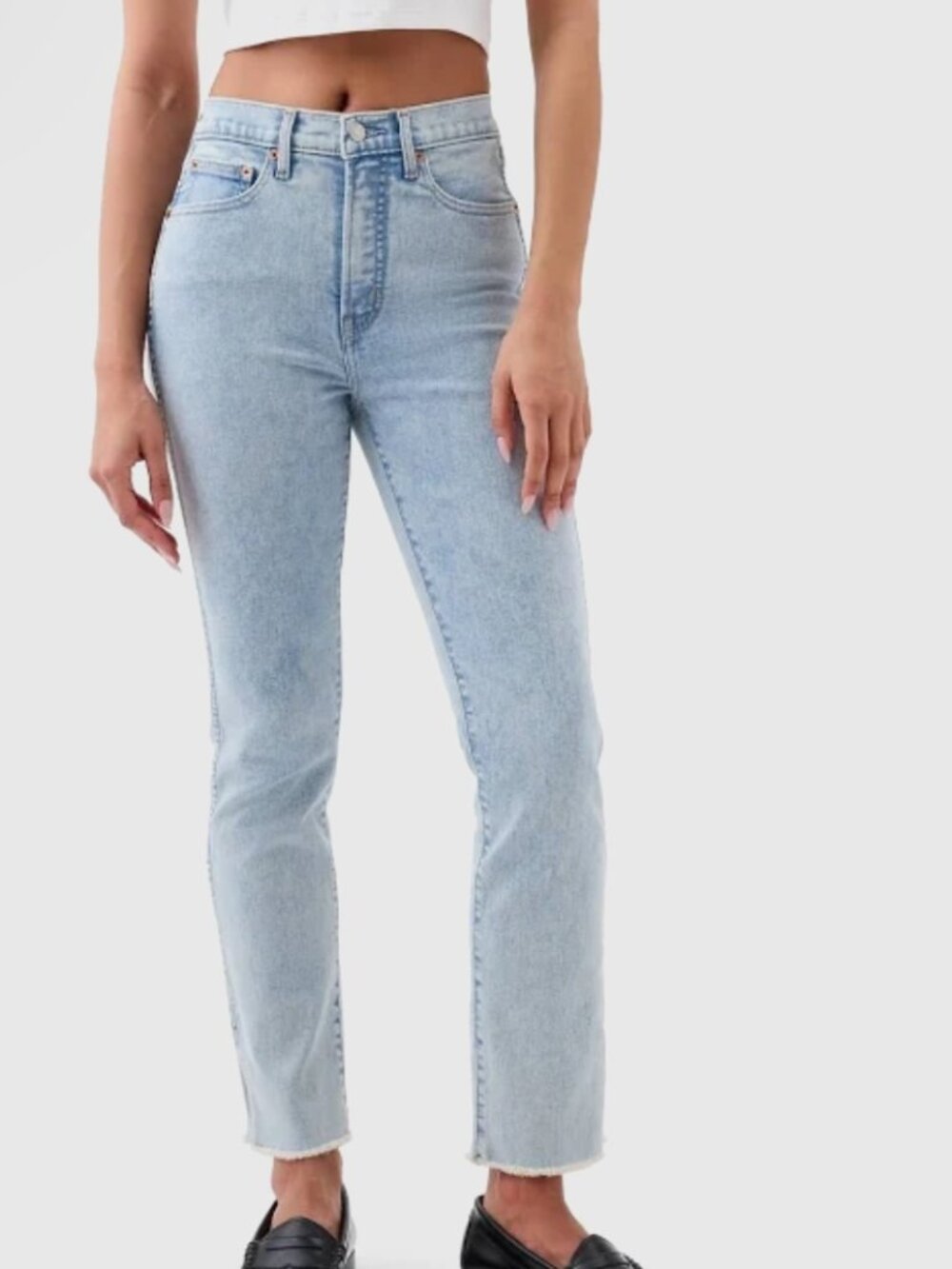 Gap High Rise Vintage Slim Cropped Jeans - Size 8